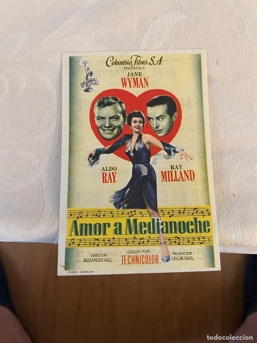 Cine: AMOR A MEDIANOCHE CINE CERVANTES PE&Ntilde;ARANDA CON PUBLICIDAD BUEN ESTADO 532