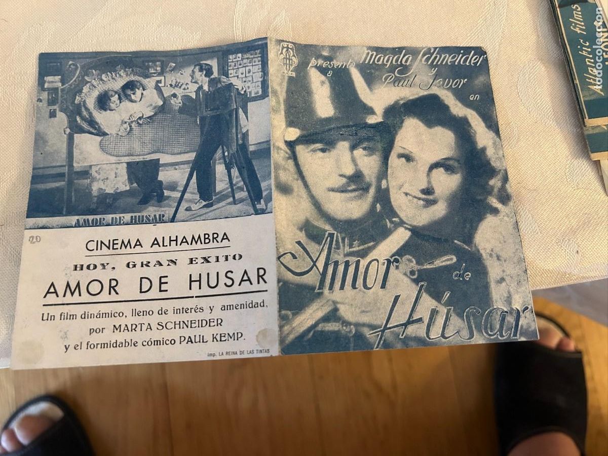 Cine: AMOR DE HUSAR CINEMA ALHAMBRA CON PUBLICIDAD BUEN ESTADO 540