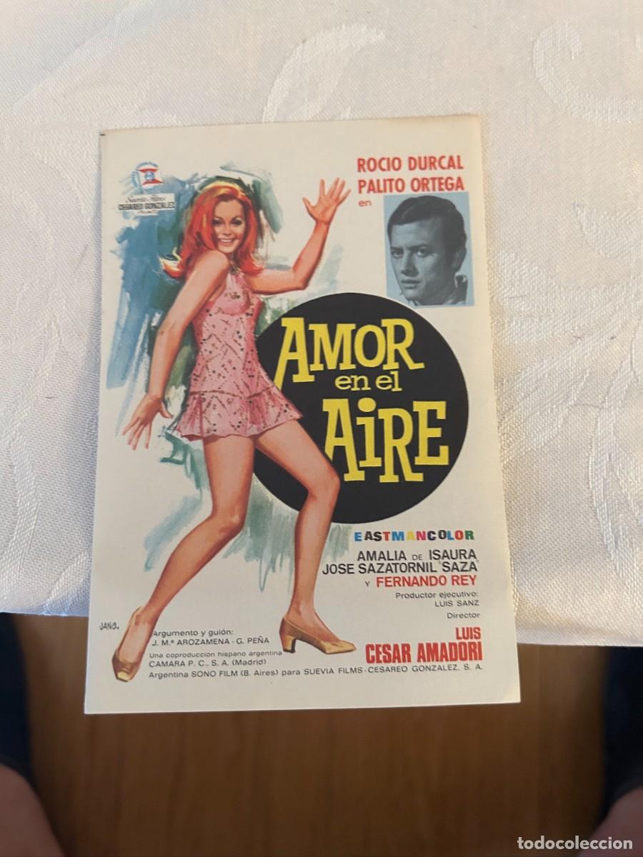 Cine: amor en el aire rocio durcal sin publicidad buen estado 544