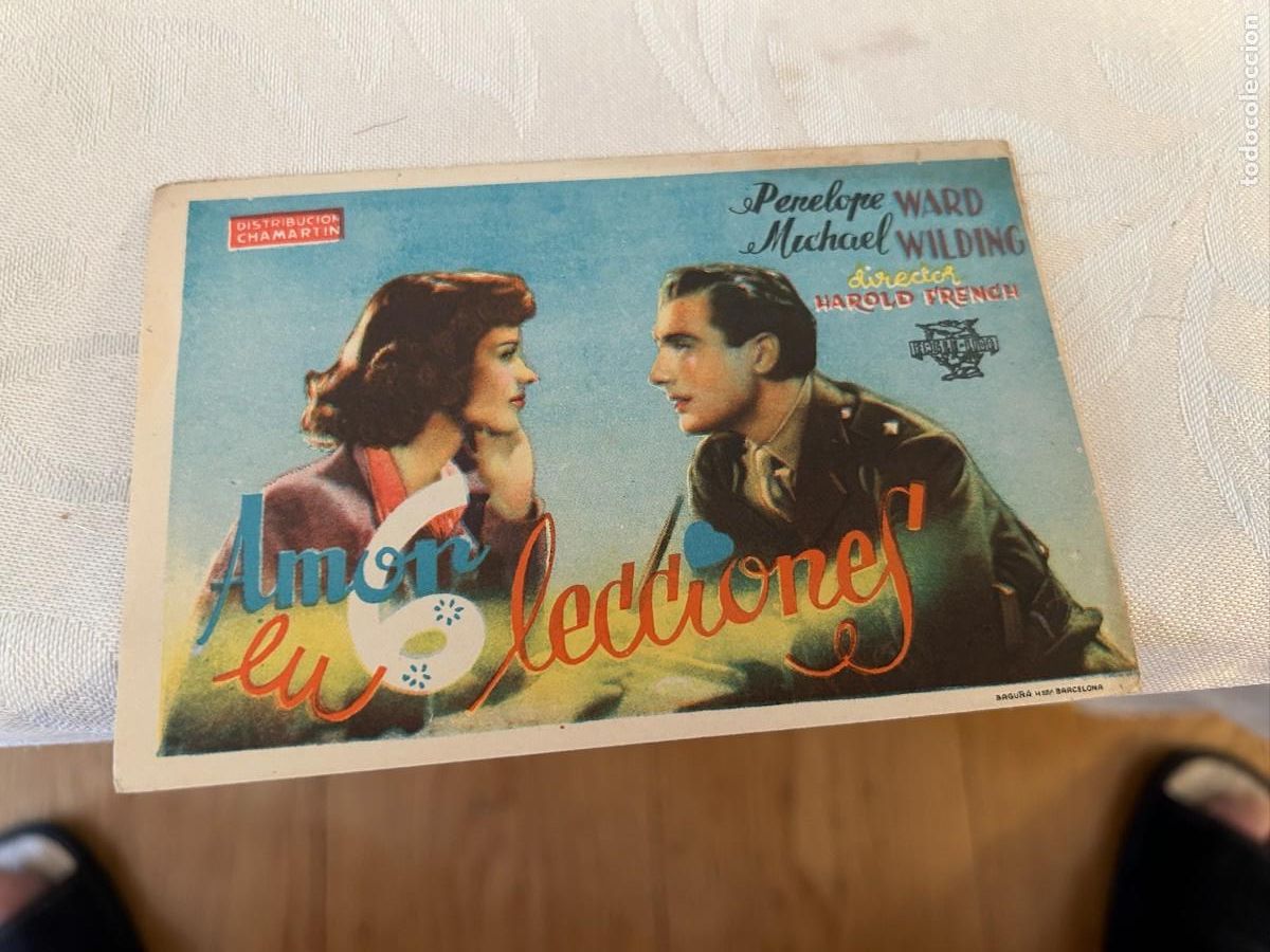 Cine: amor en 6 lecciones sin publicidad buen estado 557