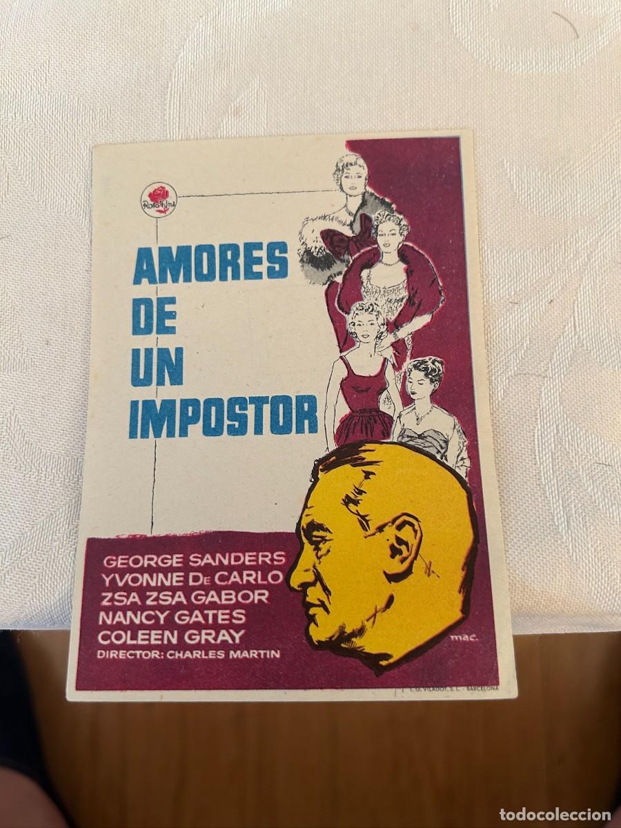 Cine: amores de un impostor teatro carrion buen estado 558