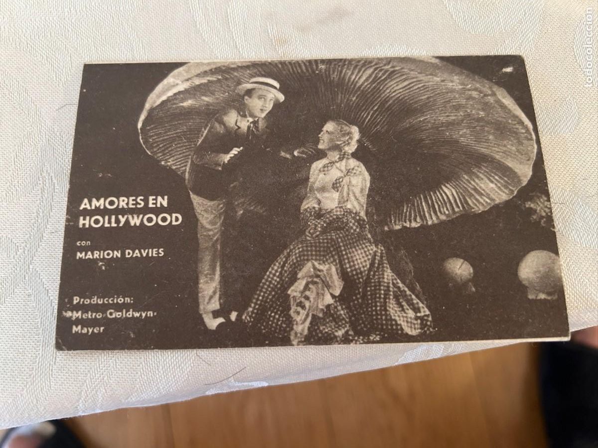 Cine: amores en hollywood carton teatro breton con publicidad buen estado 559