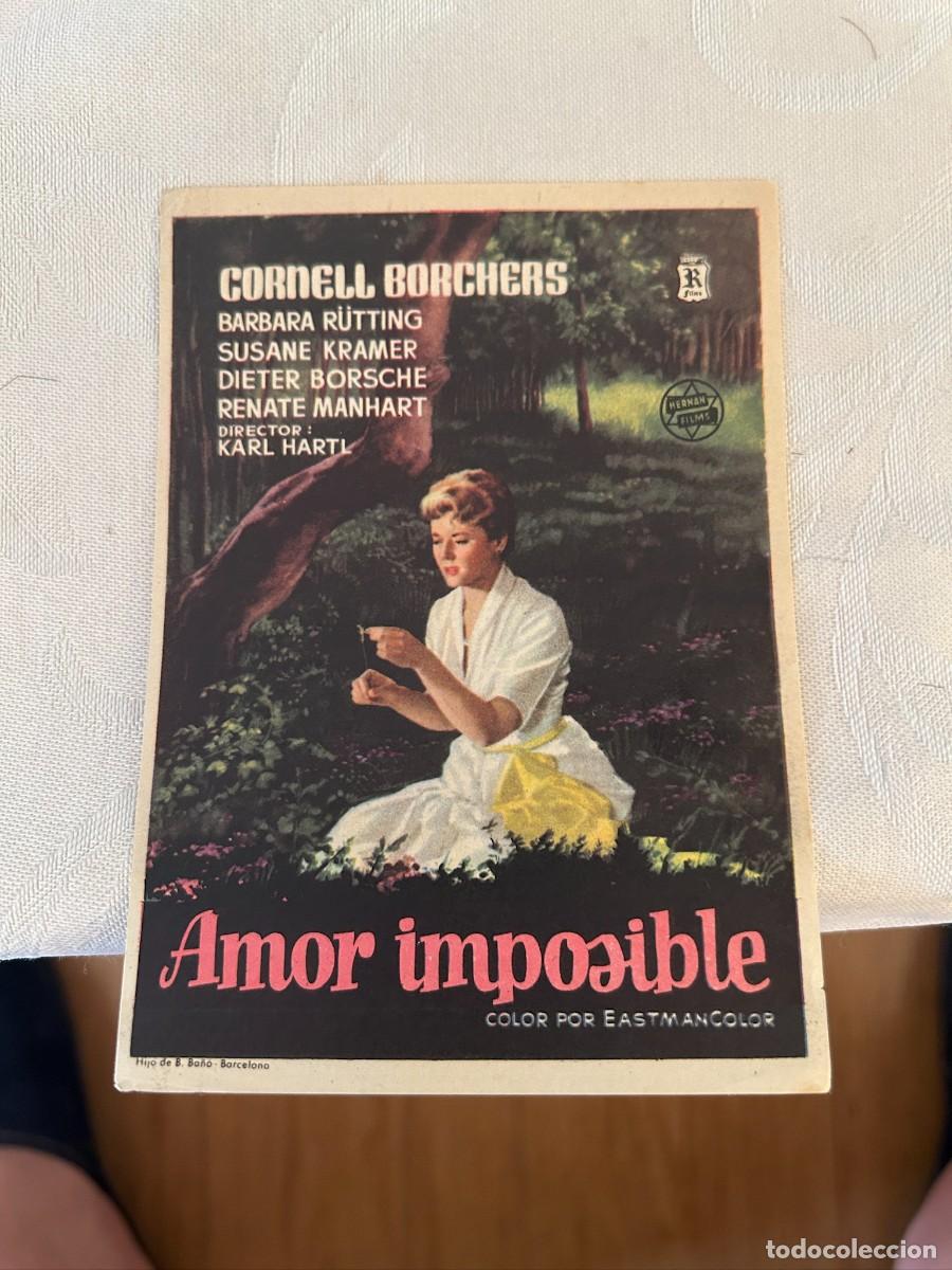 Cine: amor imposible sin publicidad buen estado 565