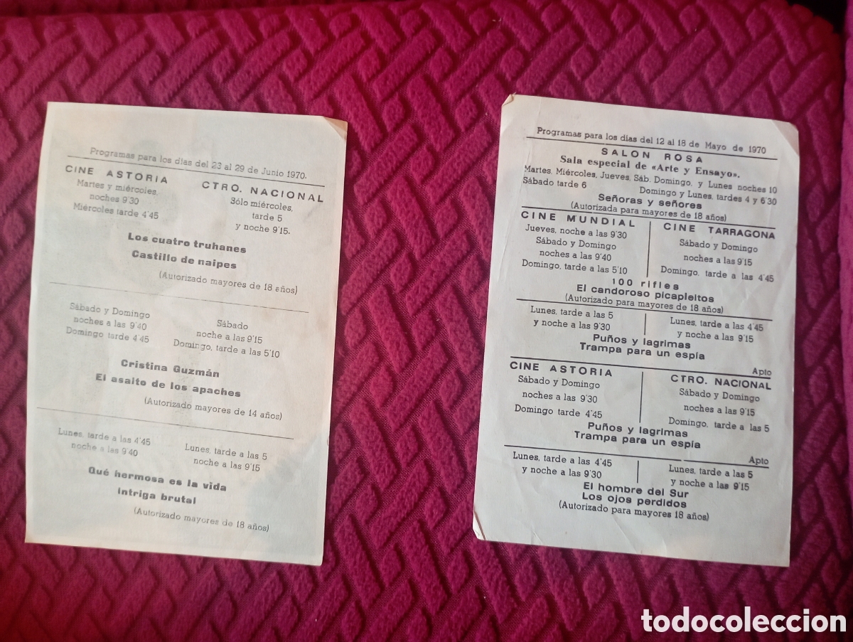 Cine: Folleto de cine antiguos - Foto 2