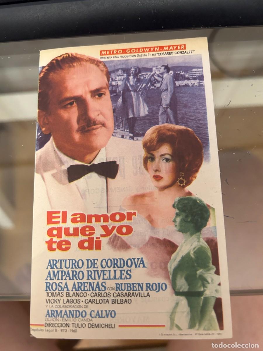 Cine: el amor que yo te di cine espa&ntilde;ol cambrils con publicidad buen estado 574