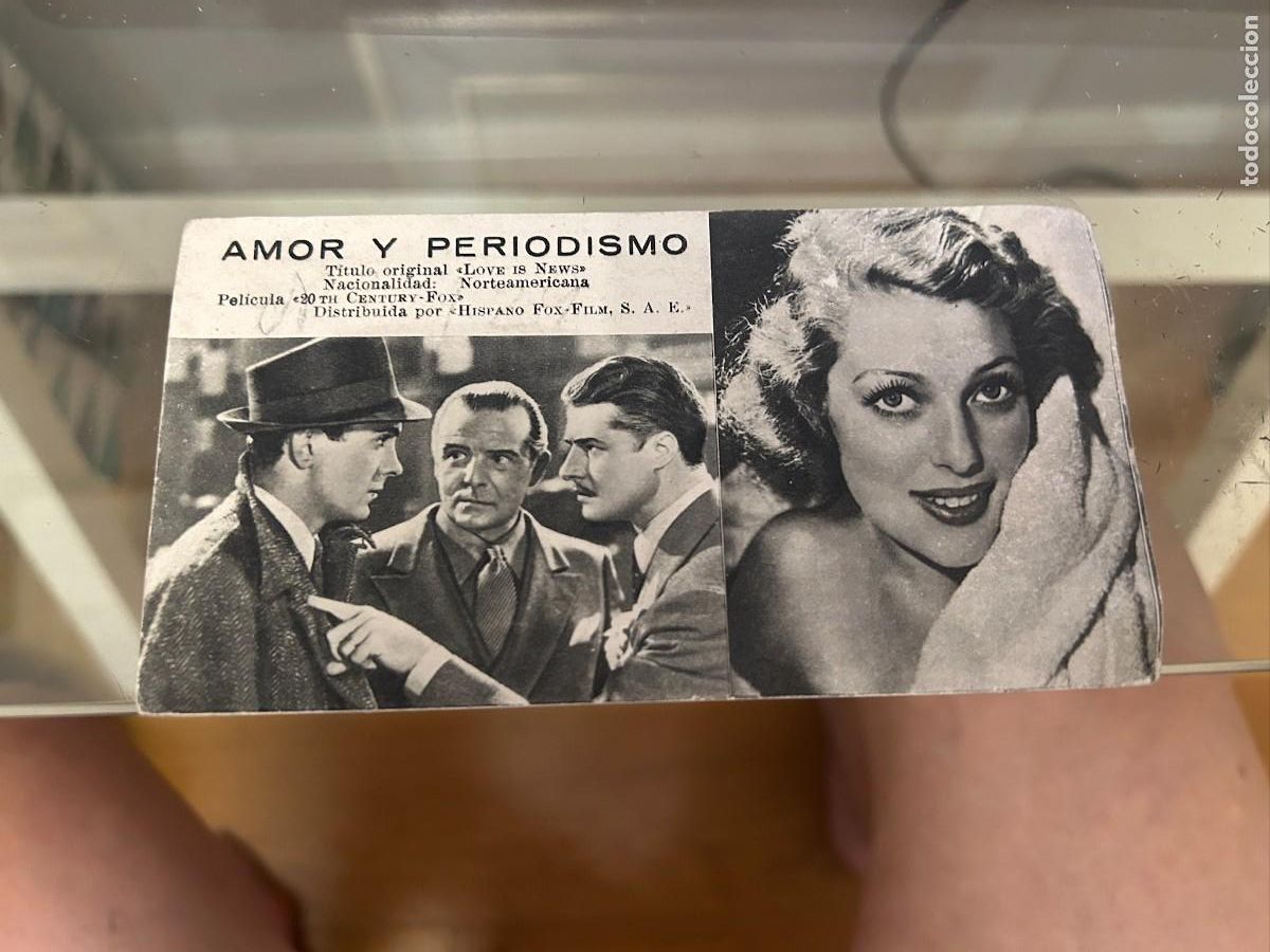 Cine: amor y periodismo con publicidad correcto 582
