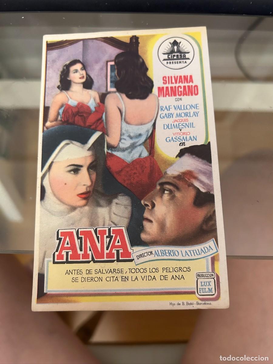 Cine: ana sin publicidad buen estado 588