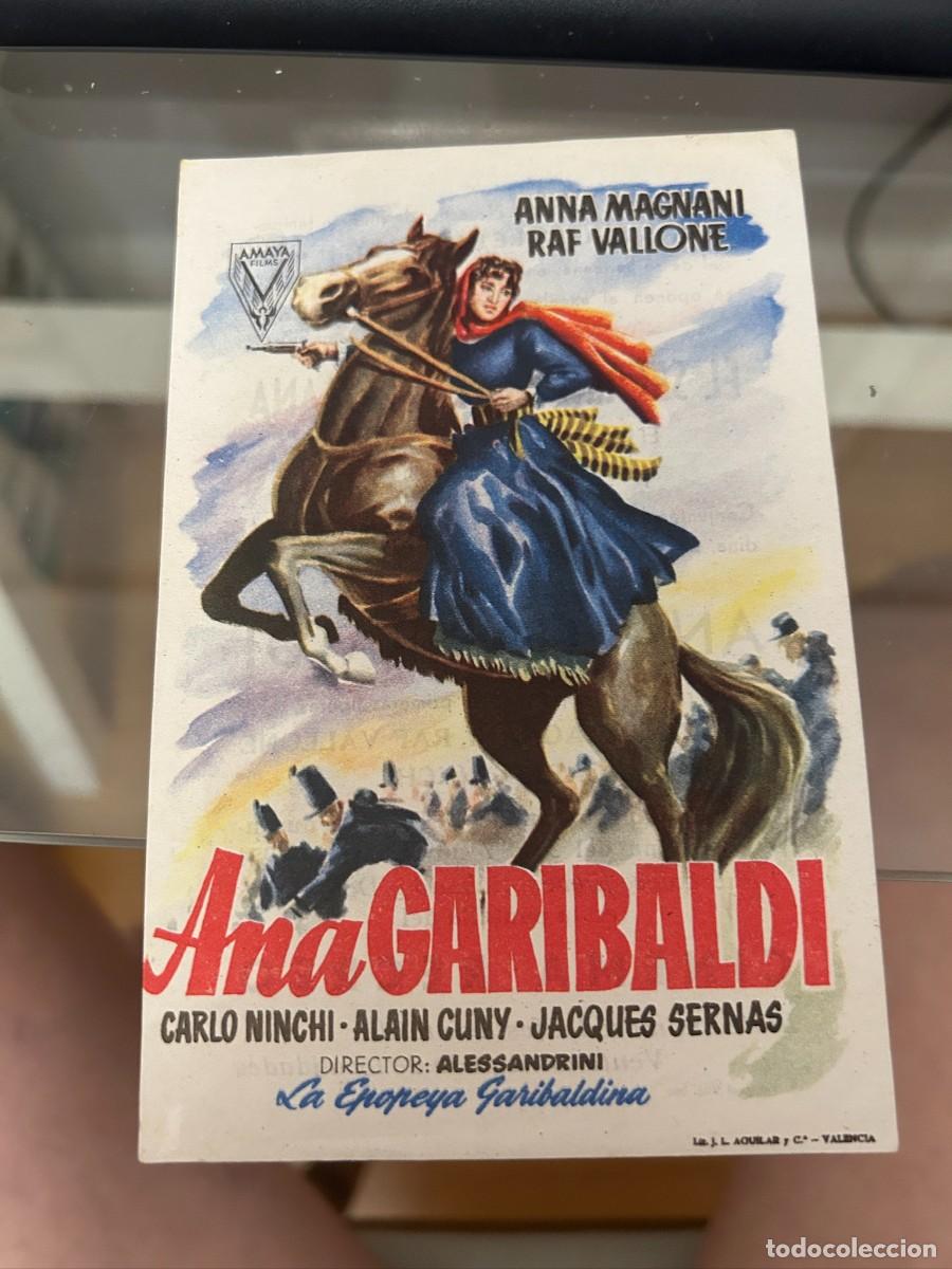 Cine: ana garibaldi cinema recreo con publicidad buen estado 591
