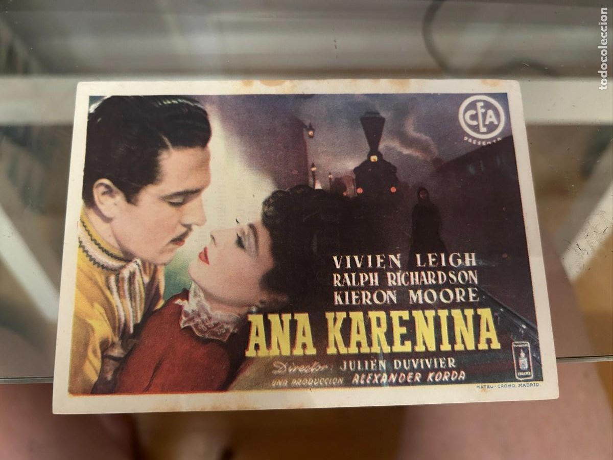 Cine: ana karenina cine alegria y cine dorado con publicidad buen estado 593