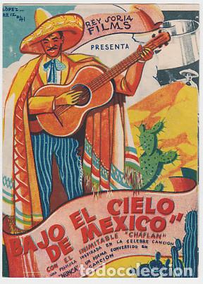 Cine: BAJO EL CIELO DE M&Eacute;XICO (con publicidad)