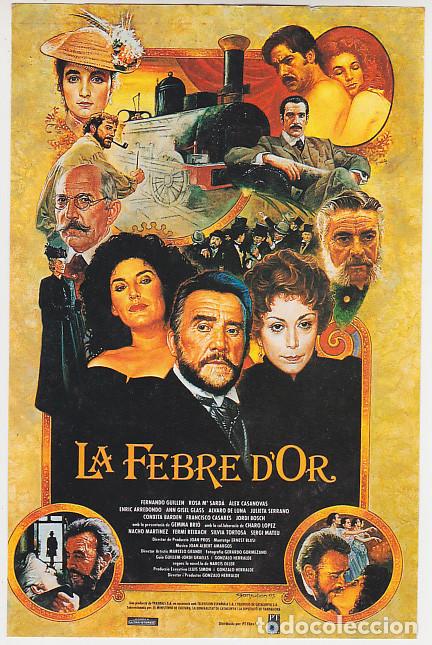 Cine: LA FEBRE D'OR (con publicidad de distribuidora)