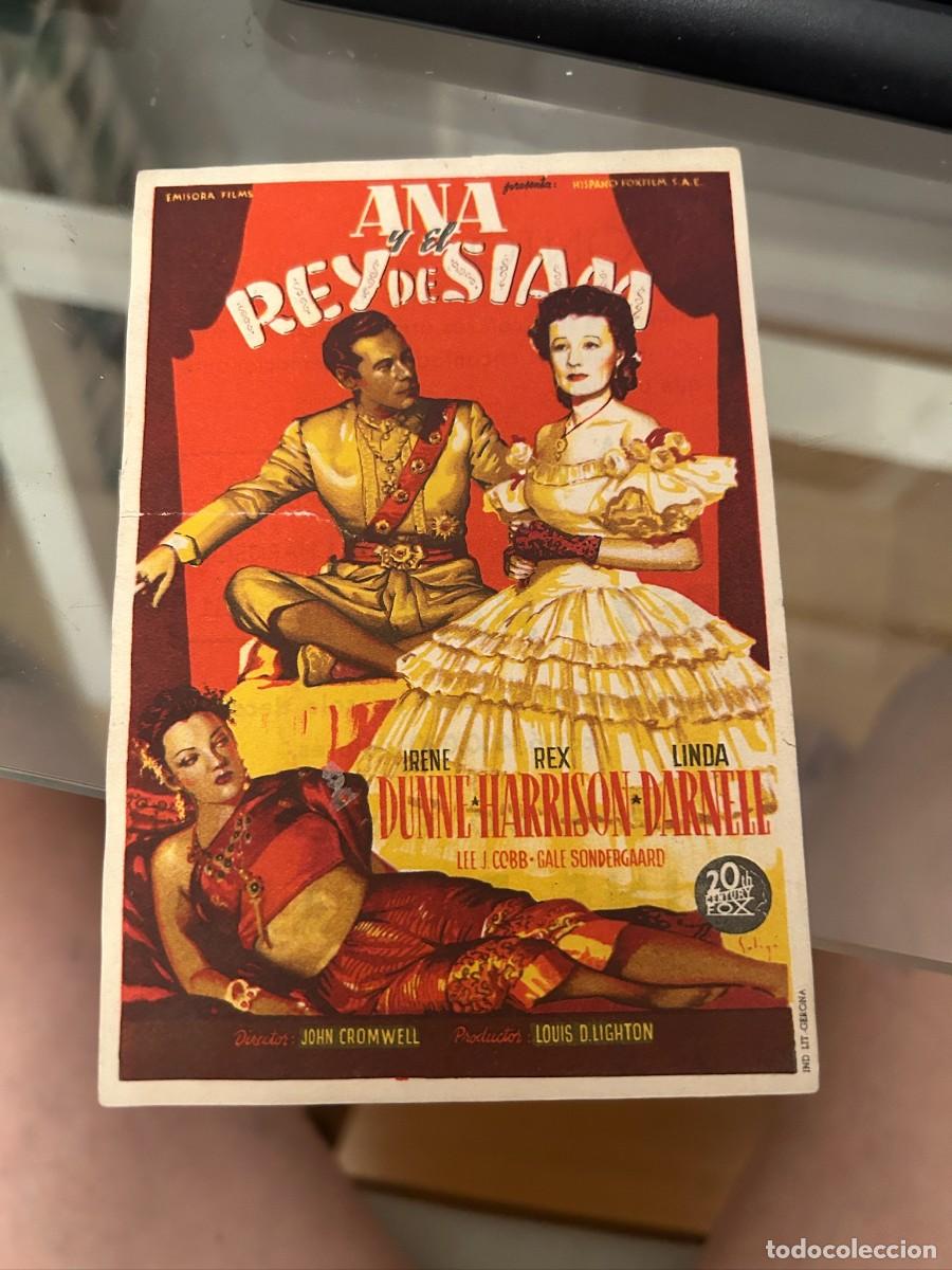 Cine: ana y el rey de siam cine dorado zaragoza con publicidad buen estado 603