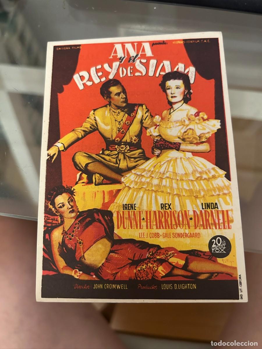 Cine: ana y el rey de siam cine la calandria masnou con publicidad buen estado 604