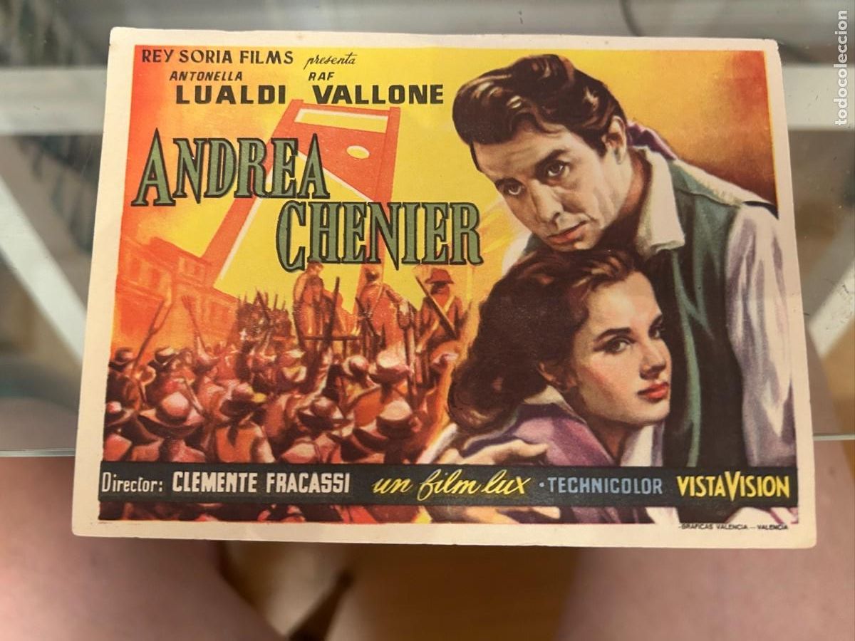 Cine: andrea chenier sin publicidad buen estado 607