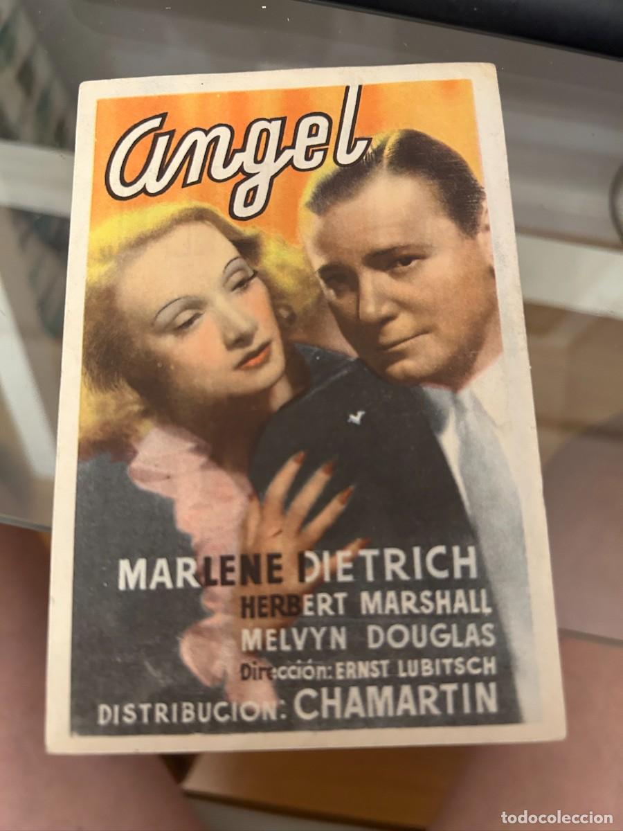 Cine: ANGEL MARLENE DETRICH TEATRO DE RIBADEO RIBADEO CON PUBLICIDAD BUEN ESTADO 614