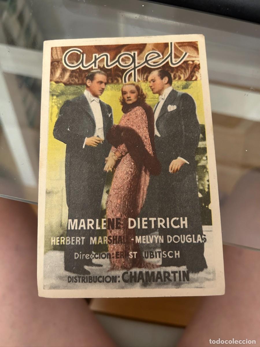 Cine: ANGEL MARLENE DETRICH CINEMA VICTORIA PALAFRUGELL CON PUBLICIDAD BUEN ESTADO 616