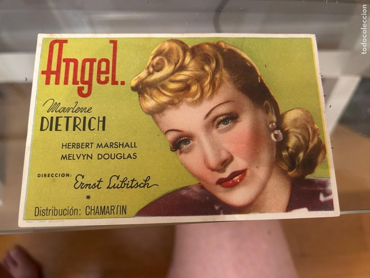 Cine: ANGEL MARLENE DETRICH SIN PUBLICIDAD BUEN ESTADO 618