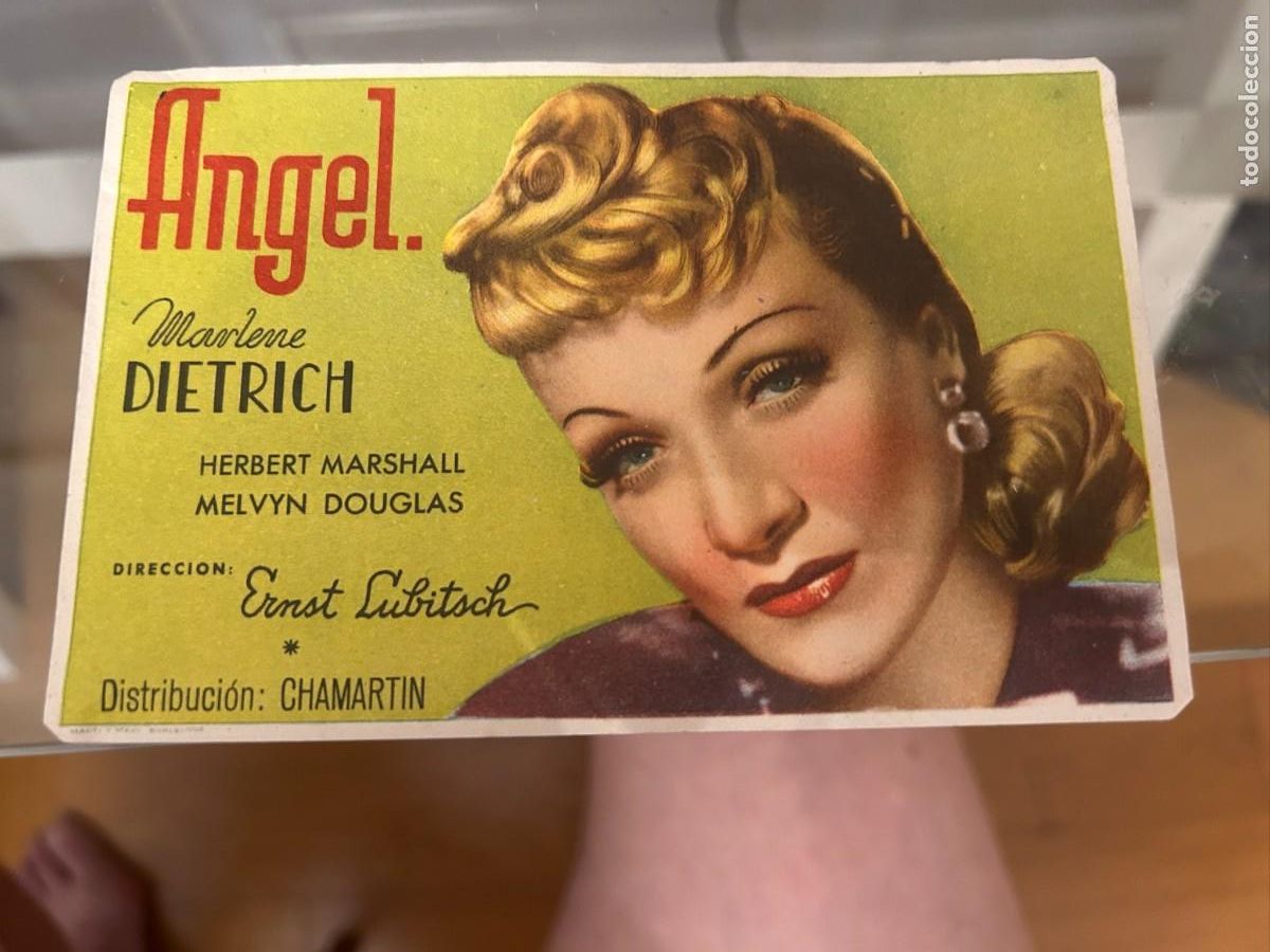 Cine: ANGEL MARLENE DETRICH SIN PUBLICIDAD BUEN ESTADO 619