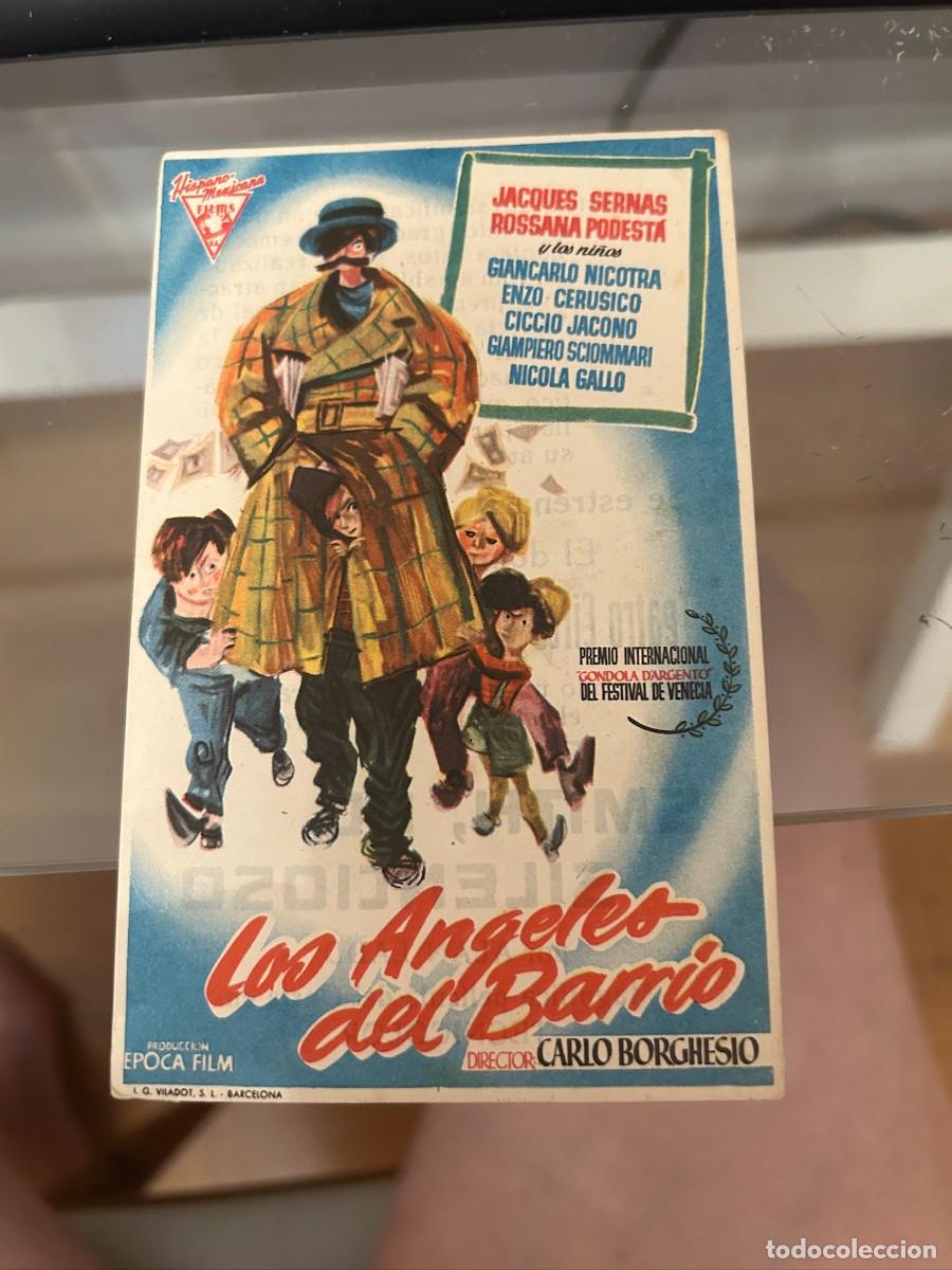 Cine: LOS ANGELES DEL BARRIO TEATRO CIRCO Y SALON NOVEDADES CON PUBLICIDAD BUEN ESTADO 629