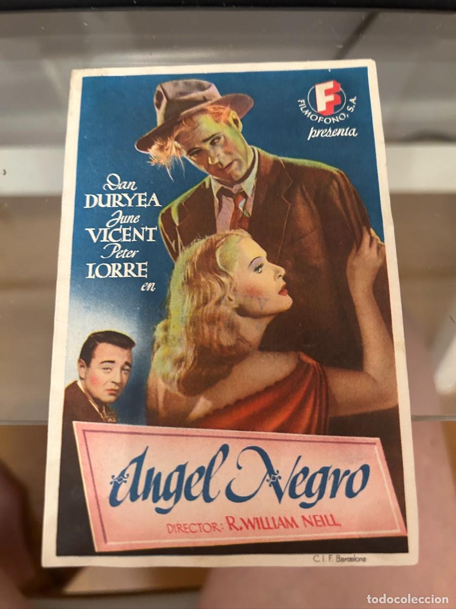 Cine: EL ANGEL NEGRO SIN PUBLICIDAD BUEN ESTADO 636