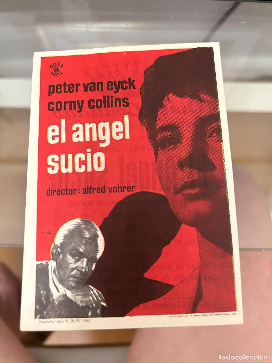 Cine: EL ANGEL SUCIO CINE CONDADO LEON CON PUBLICIDAD BUEN ESTADO 642