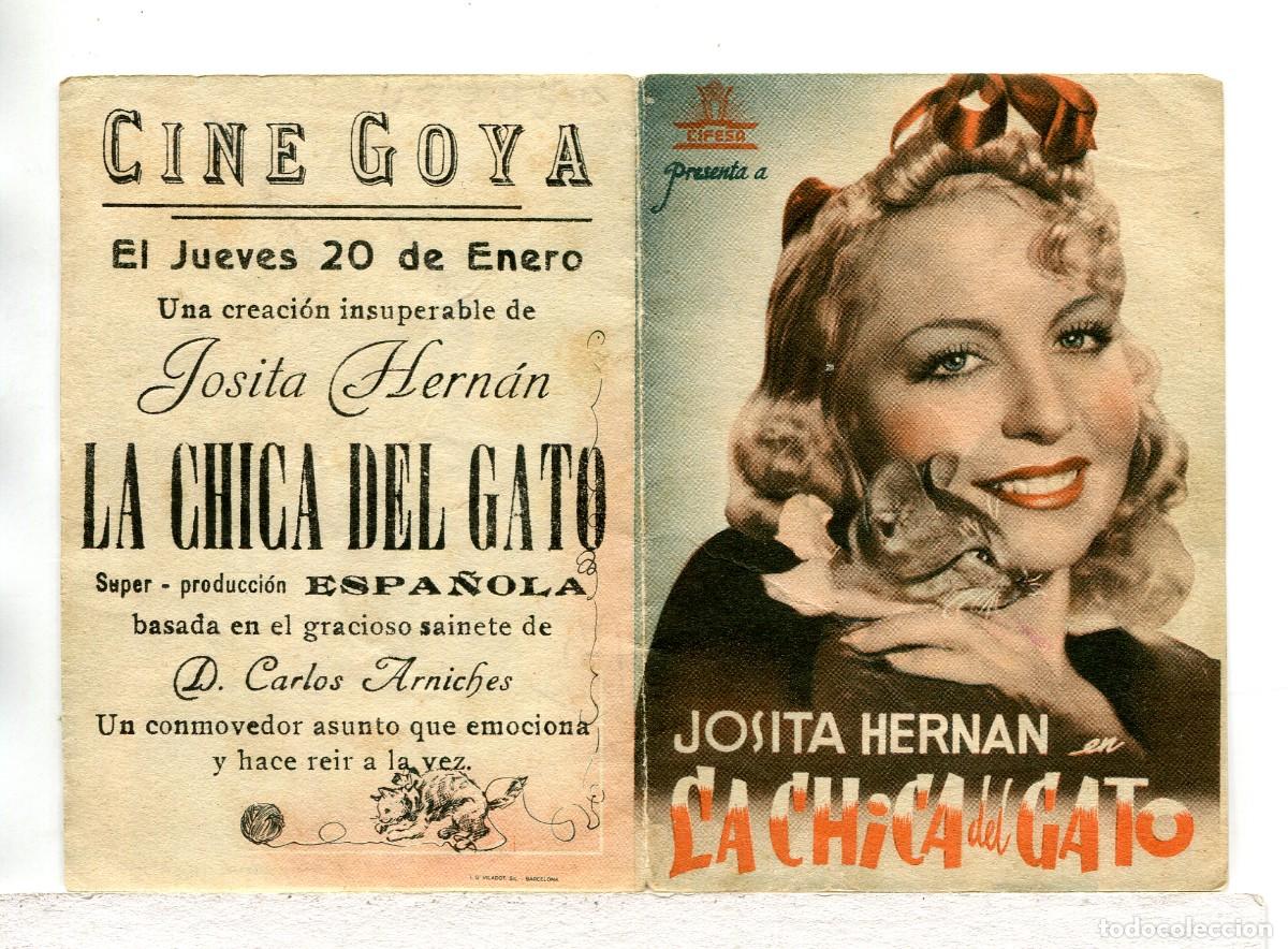 Cine: LA CHICA DEL GATO, con Josita Hern&aacute;n.