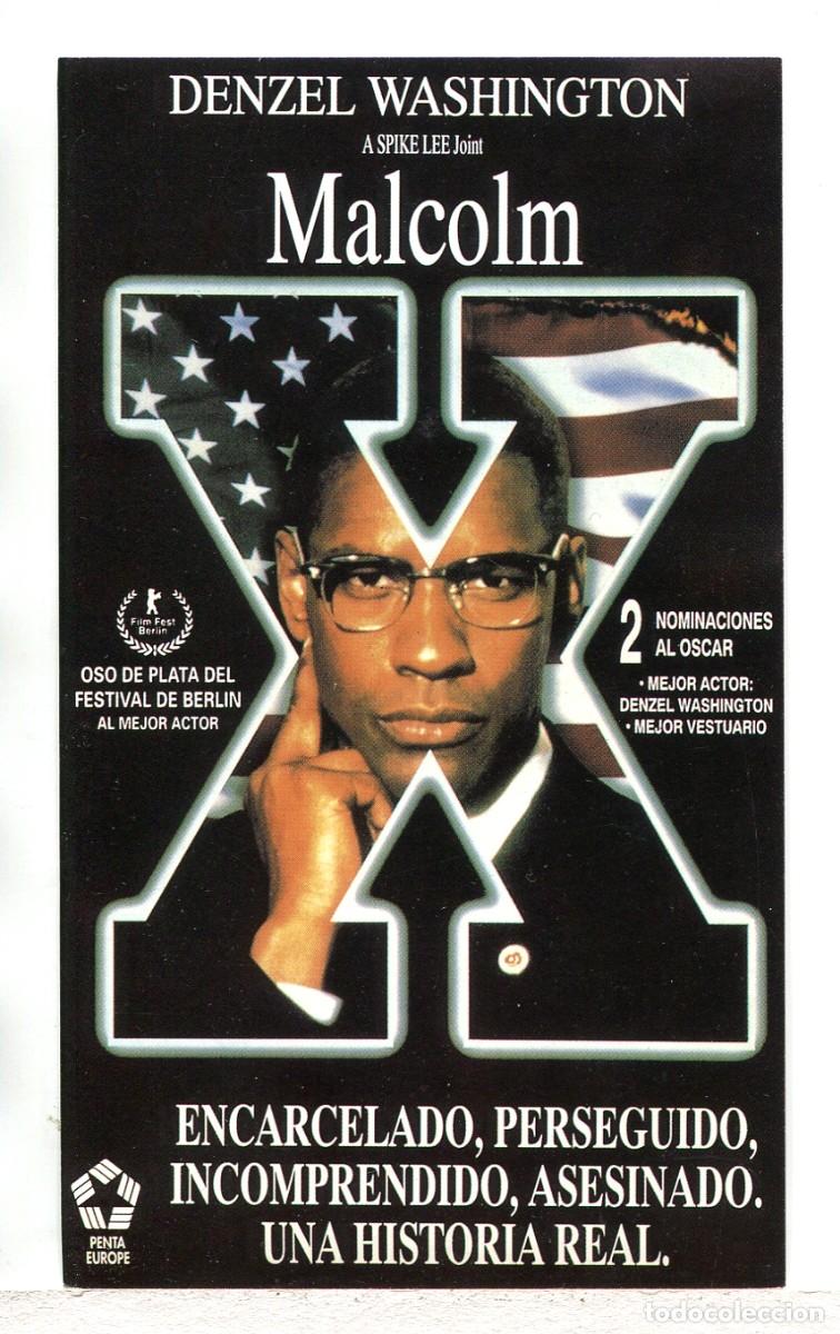 Cine: MALCOLM X, con Denzel Washington.