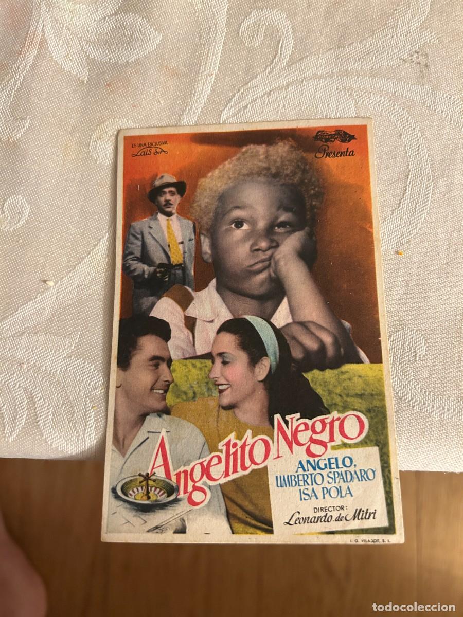 Cine: angelito negro cine bohemio y galileo barcelona con publicidad buen estado 648