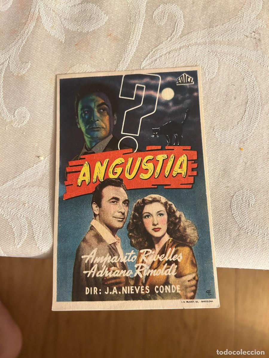 Cine: angustia cine rialto con publicidad buen estado 649