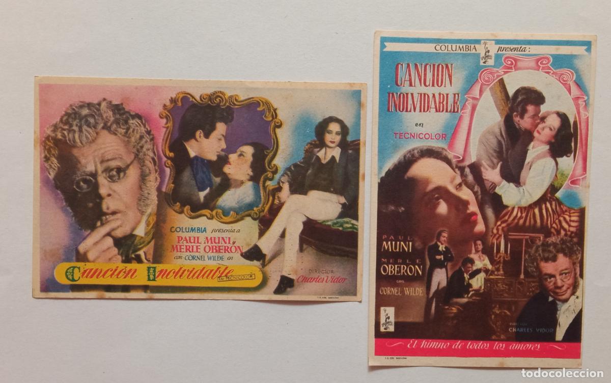 Cine: 2 PROGRAMAS DE CINE. PAUL MUNI. CANCI&Oacute;N INOLVIDABLE. CINE CUY&Aacute;S. LAS PALMAS