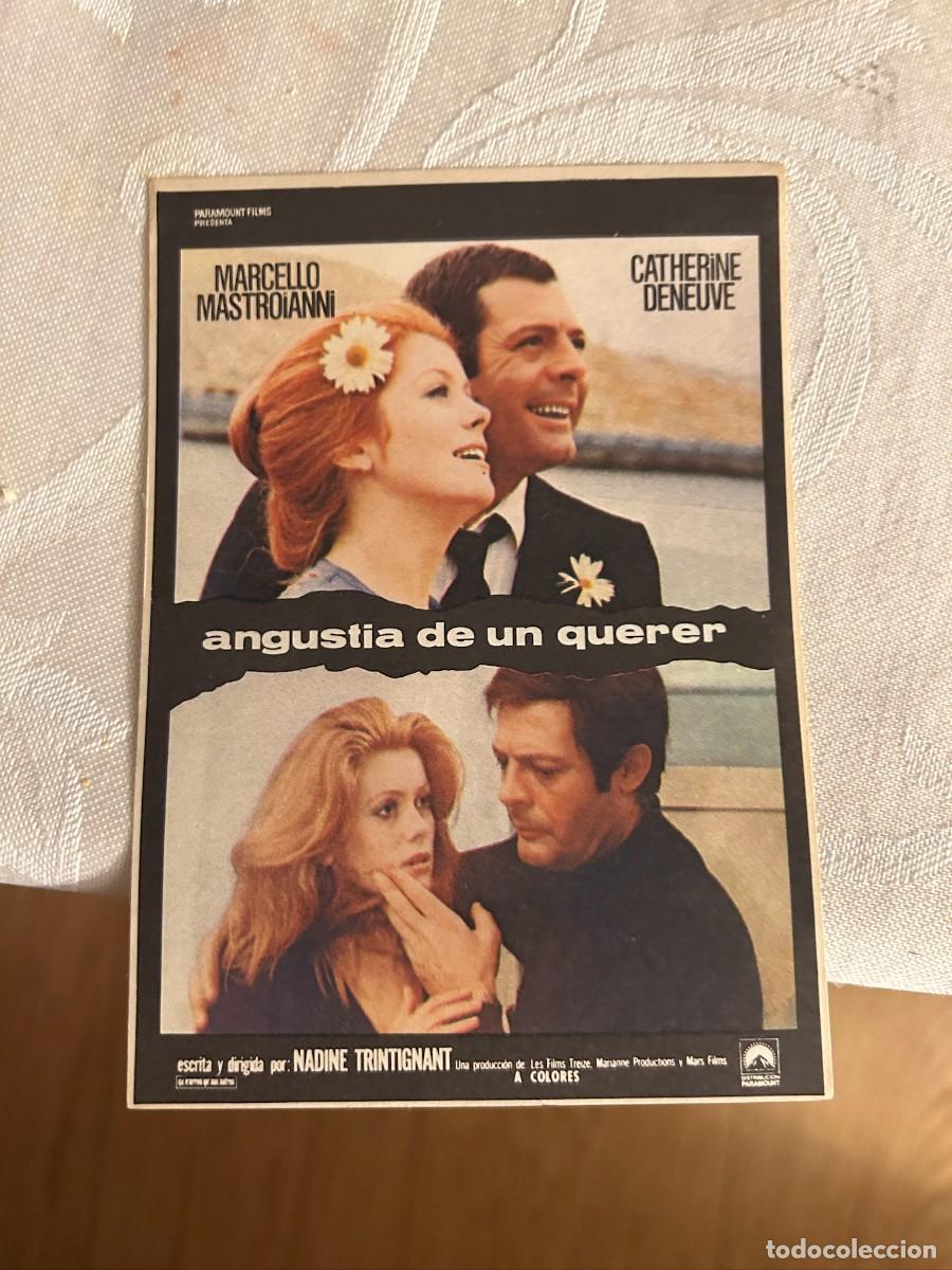 Cine: ANGUSTIA DE UN QUERER SIN PUBLICIDAD BUEN ESTADO 652