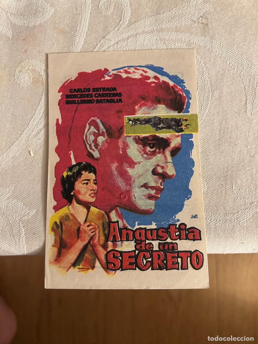 Cine: ANGUSTIA DE UN SECRETO CINEMA SAN MIGUEL MARTOS CON PUBLICIDAD CORRECTO 653