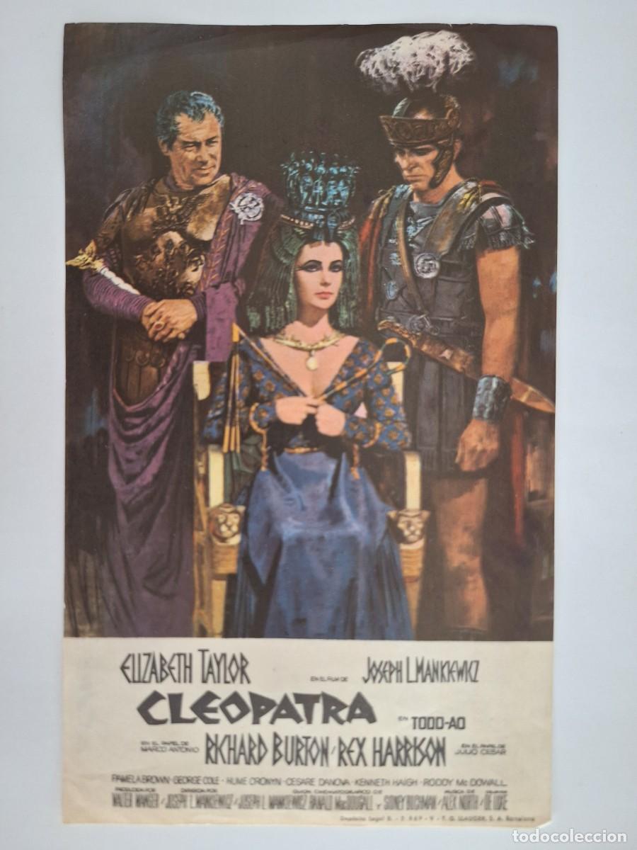 Cine: CINE GRANDE FOLLETO MANO SIMPLE CLEOPATRA RV 131