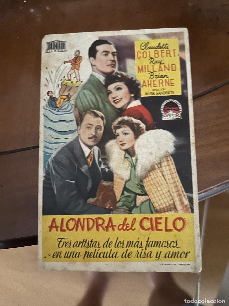 Cine: ALONDRA DEL CIELO CINE RAMBLAS CON PUBLICIDAD BUEN ESTADO 673