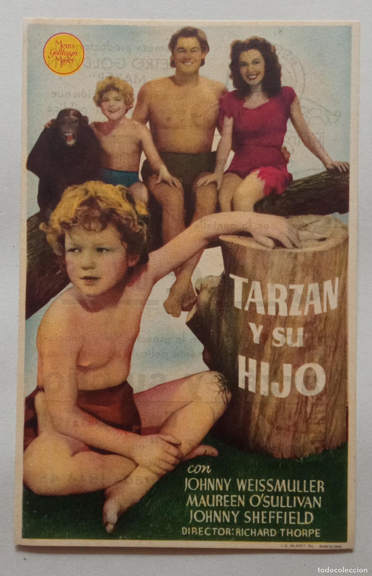 Cine: PROGRAMA DE CINE. JOHNNY WEISSMULLER. TARZ&Aacute;N Y SU HIJO. CINE CUY&Aacute;S. LAS PALMAS