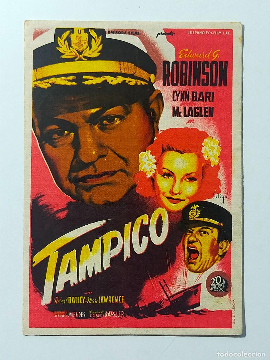 Cine: Programa Sencillo Orig: TAMPICO. Edward G Robinson, Lynn Bari - Teatro Villamarta, Jerez.