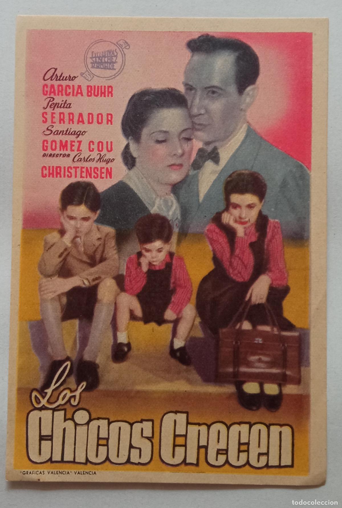 Cine: PROGRAMA DE CINE. ARTURO GARC&Iacute;A BUHR. PEPITA SERRADOR. LOS CHICOS CRECEN
