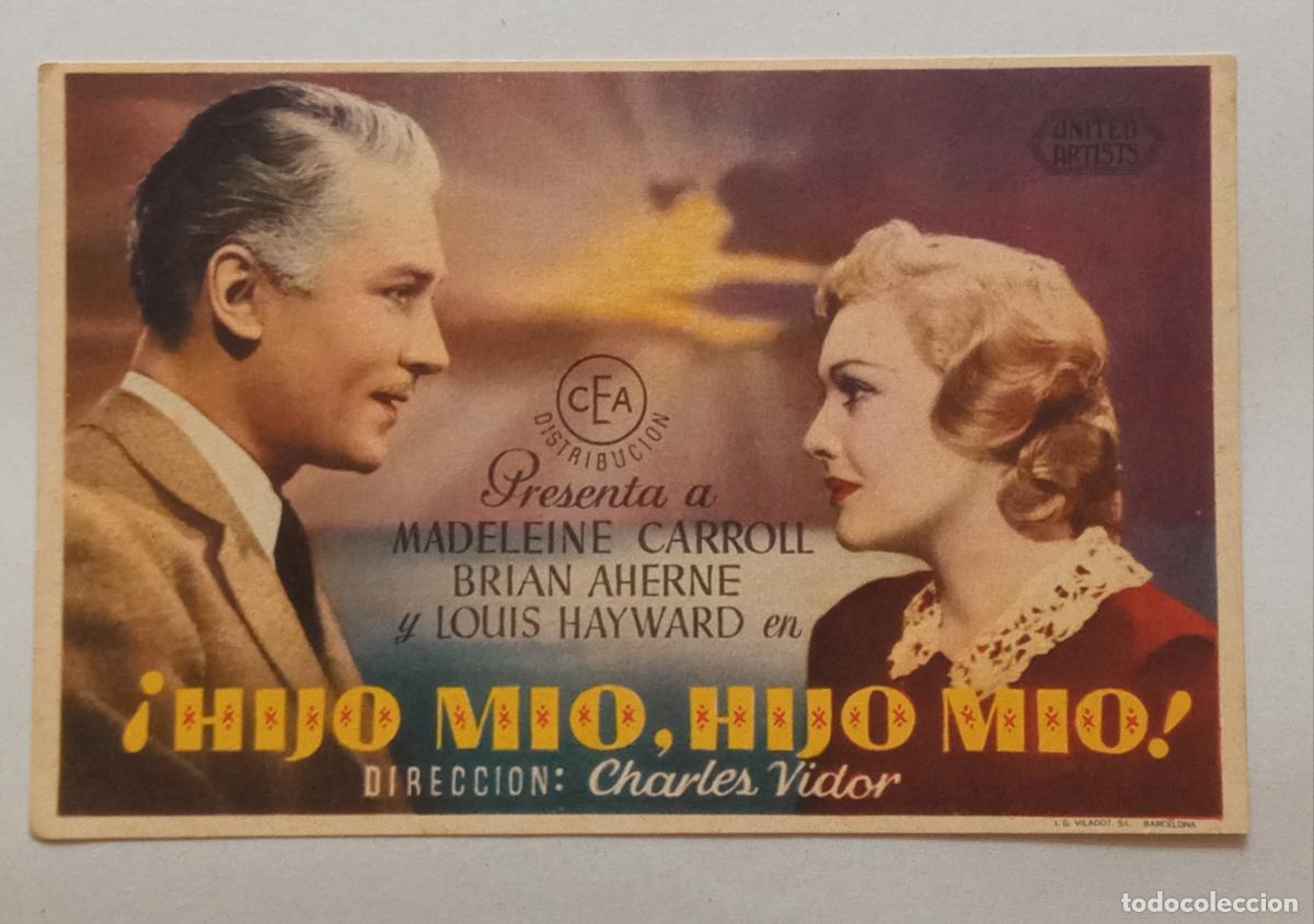 Cine: PROGRAMA DE CINE. MADELEINE CARROLL. HIJO M&Iacute;O, HIJO M&Iacute;O