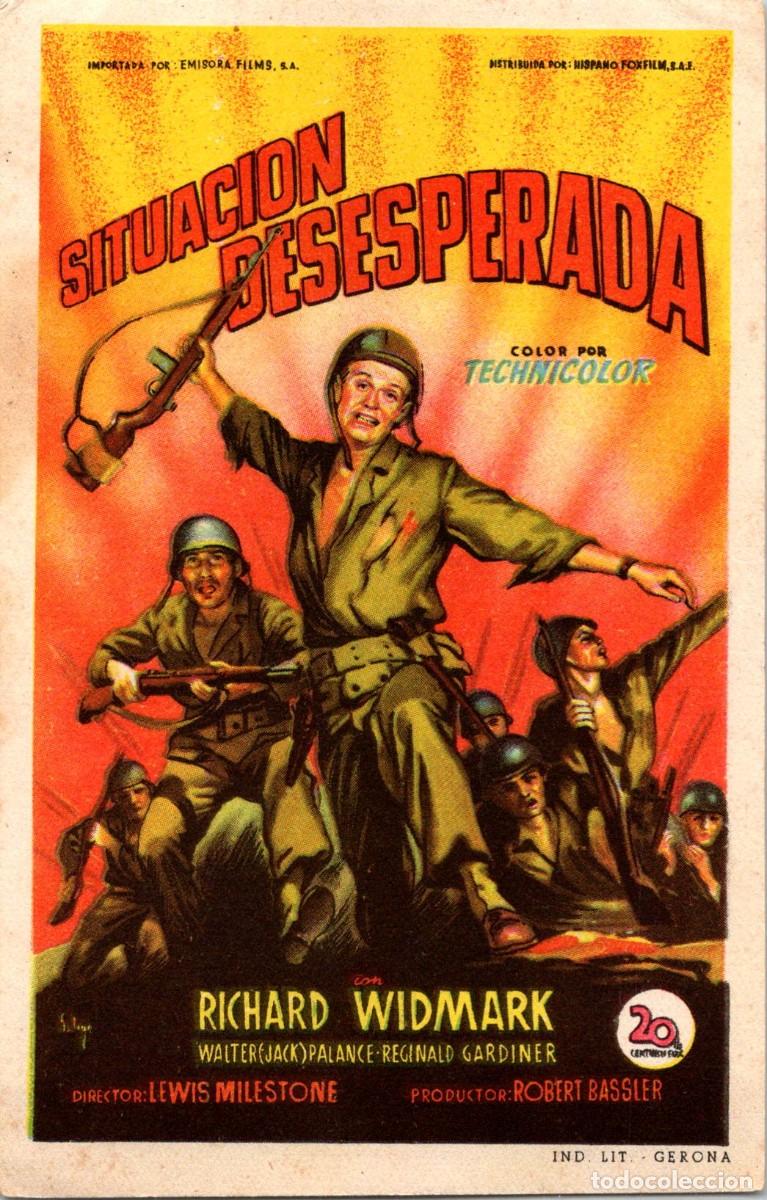 Cine: Situaci&oacute;n desesperada - San Antonio - Requena (Valencia) - Cinema G&oacute;mez Monsalve - Sello Goma Azul