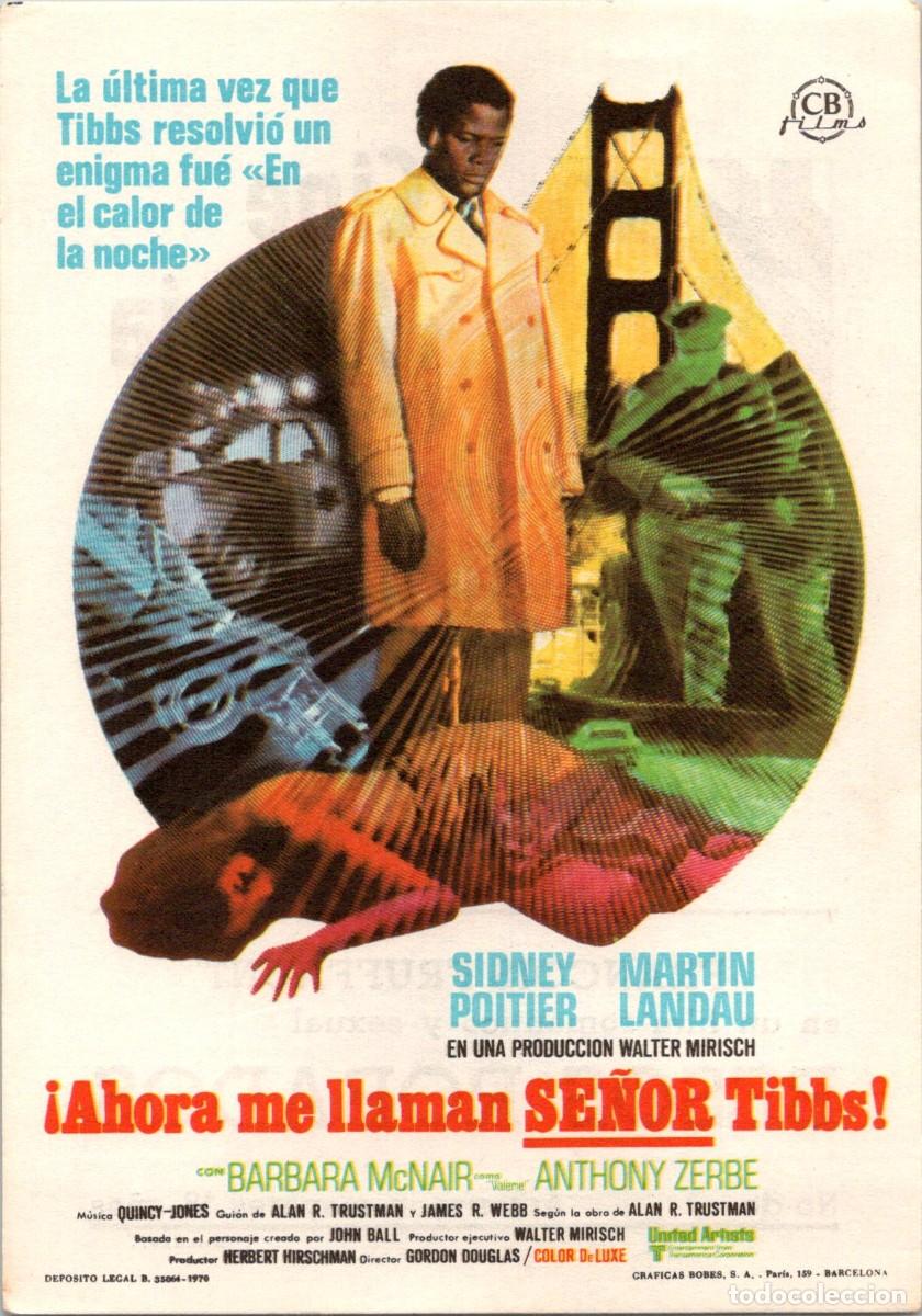 Cine: &iexcl;Ahora me llaman Se&ntilde;or Tibbs! - Sidney Poitier - Barcelona - Cine Victoria - 13-19 Mayo1971