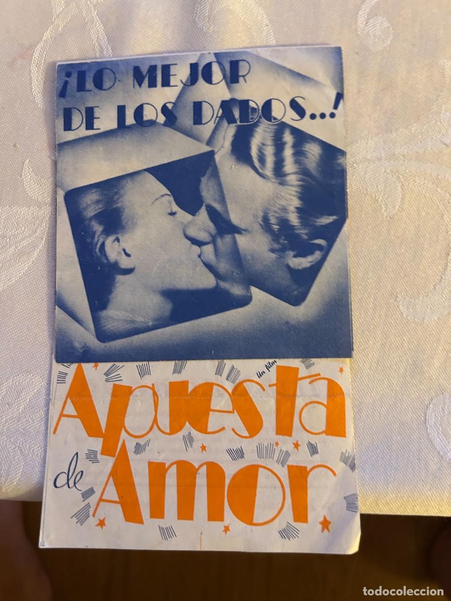 Cine: APUESTA DE AMOR CINE ODEON SAN ANDRES CON PUBLICIDAD BUEN ESTADO 703