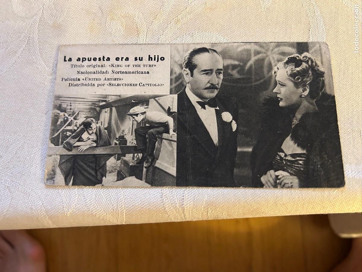 Cine: LA APUESTA ERA SU HIJO CON PUBLICIDAD BUEN ESTADO 706