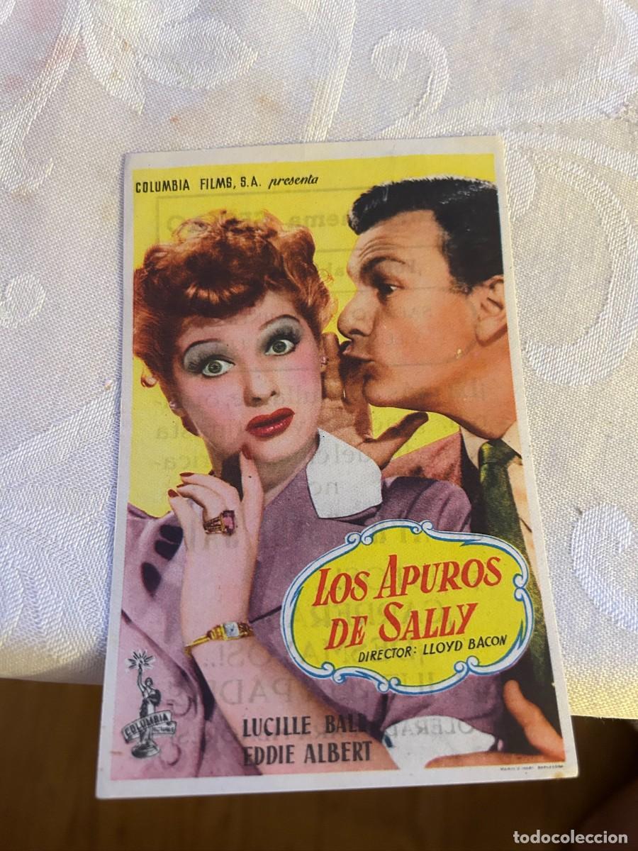 Cine: LOS APUROS DE SALLY CINEMA SESTAO CON PUBLICIDAD BUEN ESTADO 708
