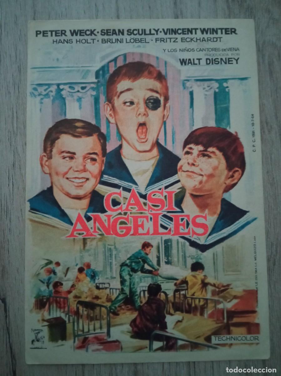 Cine: CASI ANGELES, DISNEY, SALONES DE LAS ESCUELAS JESUS OBRERO Y DEL COLEGIO MARIANISTAS, VITORIA, 1967