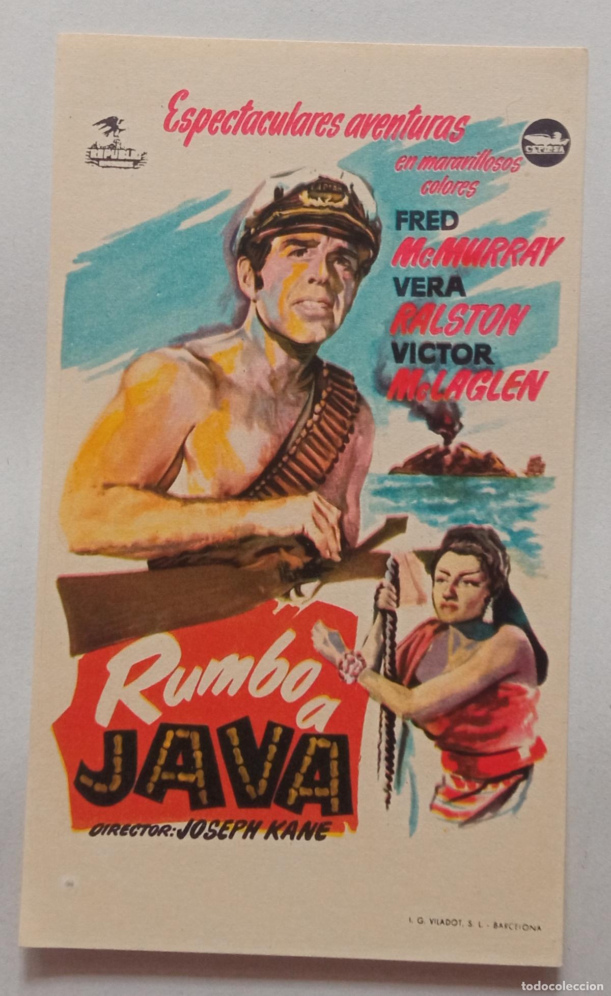 Cine: PROGRAMA DE CINE. FRED MACMURRY. RUMBO A JAVA - Foto 1