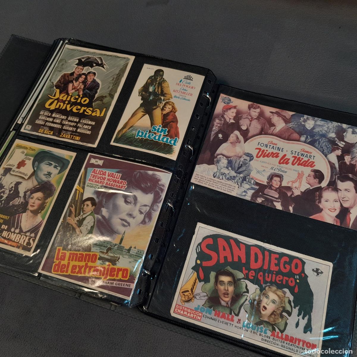 Cine: ALB-133 / 10. &Aacute;LBUM DE COLECCI&Oacute;N DEL CINE CL&Aacute;SICO. APROX 105 FOLLETOS. SIGLO XX
