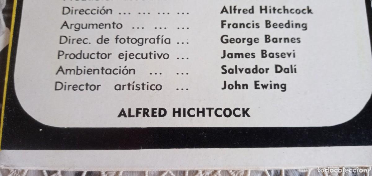 Cine: programa cine Ilustrado Reestreno Pel&iacute;cula 1965 Recuerda Spellbound dise&ntilde;o surrealista Salvador Dal&iacute;