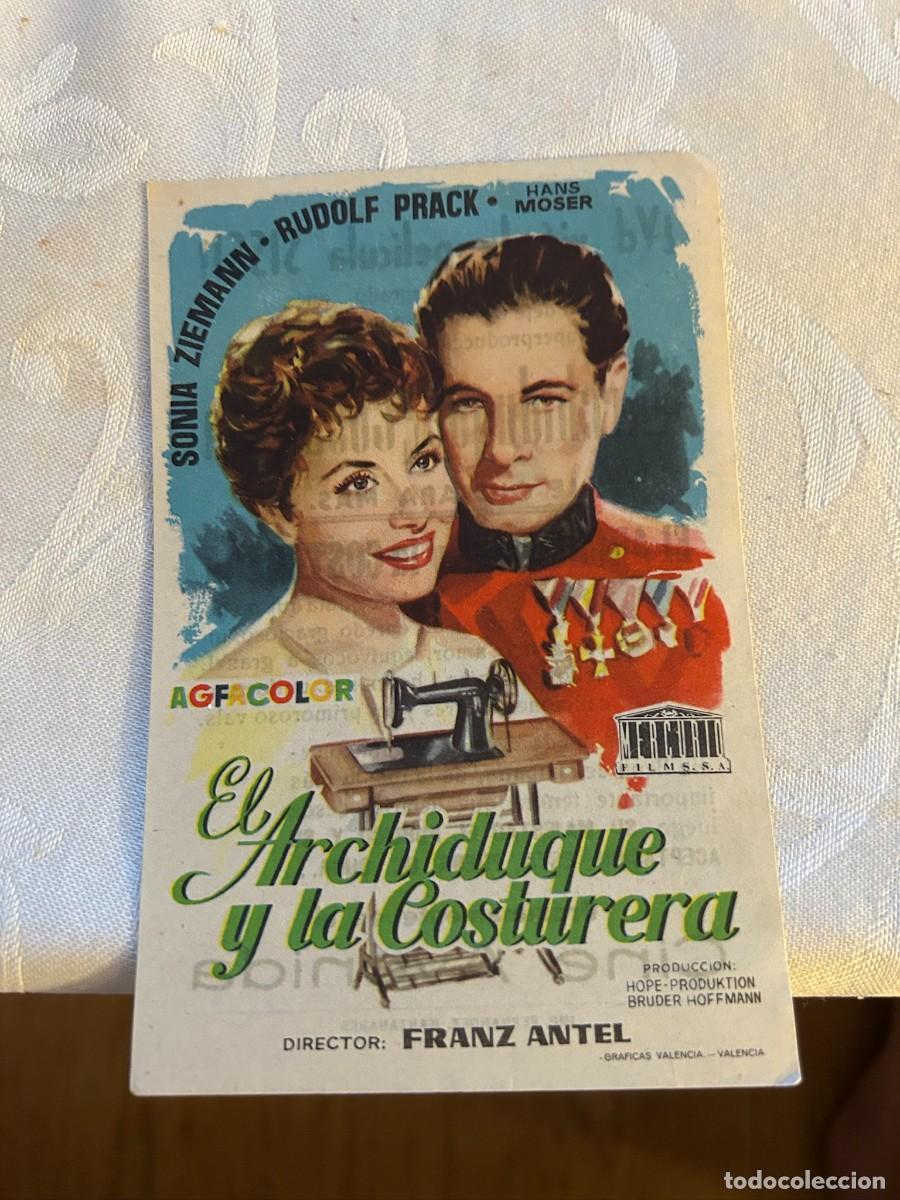Cine: EL ARCHIDUQUE Y LA COSTURERA CINE AVENIDA MADRID CON PUBLICIDAD BUEN ESTADO 735