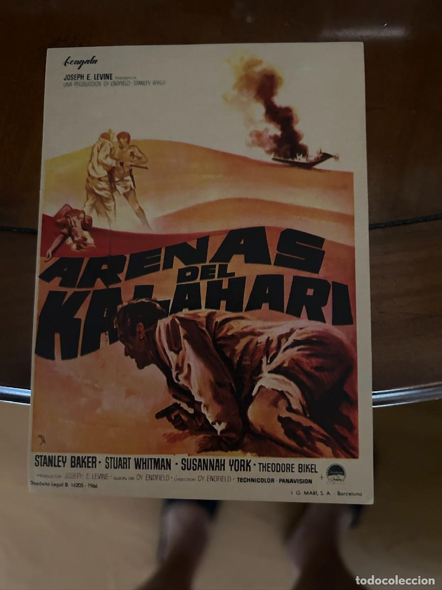 Cine: ARENAS DEL KALAHARI SIN PUBLICIDAD BUEN ESTADO 740
