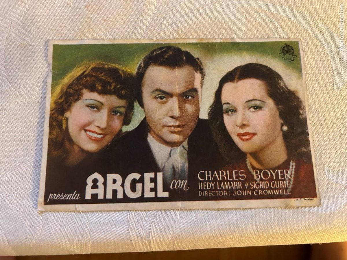 Cine: ARGEL SALON CERVANTES CON PUBLICIDAD COMO SE APRECIA 745